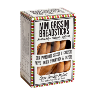 Just Gourmet - Casa Vecchio Mulino - Mini Grissini with Tomatoes & Capers - 14x130g