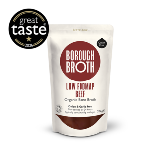 Borough Broth Company - Organic Low FODMAP Beef Bone Broth - 10x324g