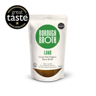 Borough Broth Company - Organic Bone Broth - Grass-Fed Lamb - 10x324g