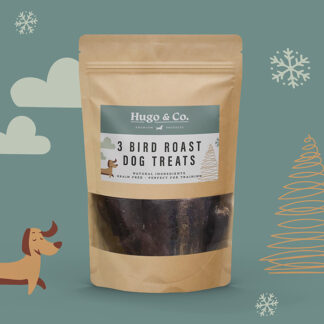 Hugo & Co - Christmas 3 Bird Roast Dog Treats - 6x95g (VATable)