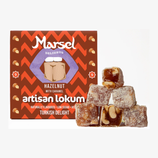 Marsel Delights - Hazelnut with Caramel Turkish Delights - 6x99g