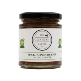 The Cornish Larder - Chutney - Spiced Apple & St. Ives Cider - 6x210g
