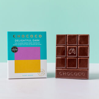 Chococo - Chocolate Bar - 72% Ecuador Dark – Vegan - 12x75g