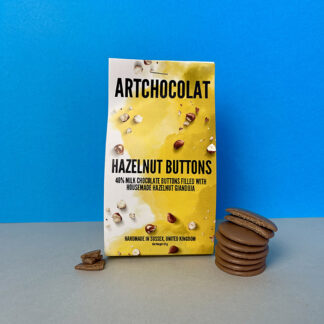 ArtChocolat - Buttons Bag - Milk Chocolate Hazelnut - 1x125g