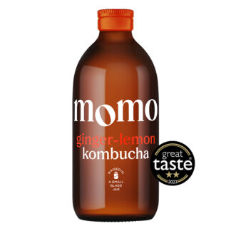 MOMO Organic Kombucha - Ginger-Lemon - 6x330ml