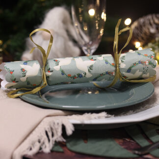 Bossa Nova Chocolate - 10 Individual Handmade Gluten-Free Christmas Crackers Containing One Dark Chocolate truffle, a Christmas hat and Christmas joke - 10x15g