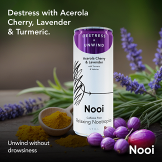 Nooi - Acerola Cherry & Lavender | Destress + Unwind - 12x250ml
