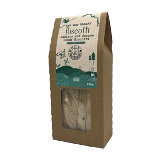 The Bon Bakery - Baclava and Seasame Seeds Biscotti - 8x120g