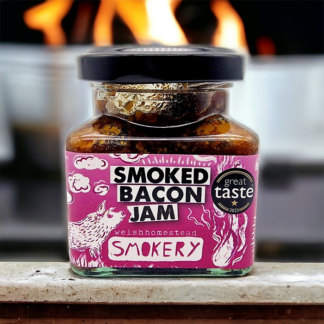 Welshhomestead Smokery - Smoked Bacon Jam - 6x128g