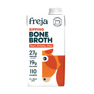 Freja - Freja Sipping Bone Broth - Beef, Shiitake & Miso - 6x500ml