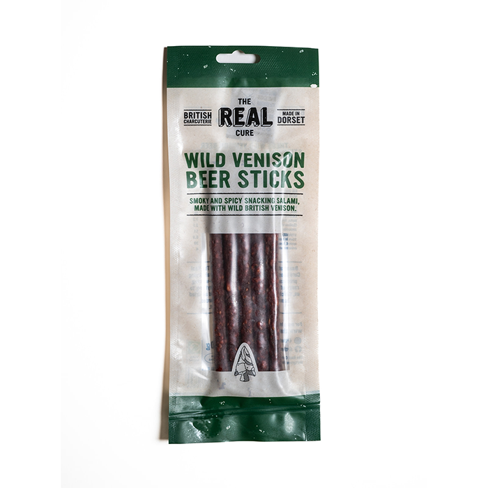 The Real Cure - Wild Venison Beer Sticks - 6x70g