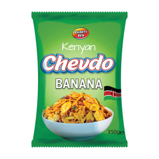 JDM Distributors -          Bharti Ben - Kenyan Chevdo - Banana - 20x350g