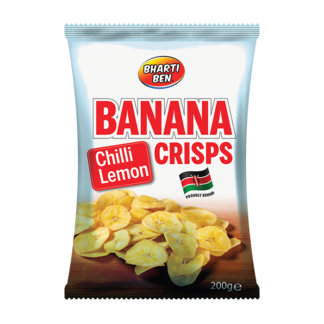 JDM Distributors -          Bharti Ben - Banana Crisps - Chilli Lemon - 12x200g