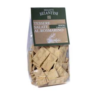 Biscotti Bizantini - Savoury Crackers with Rosemary - 8x150g