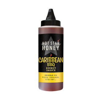 Hot Star Honey - Caribbean BBQ Honey Sauce - 6x315g