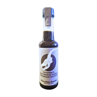 DevilDog Sauces - Cayenne & Smoked Garlic Mushroom Ketchup - Hot - 6x150g