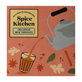 Spice Kitchen - Chocolate Bar - Chai-Spiced Milk Chocolate – 12x80g