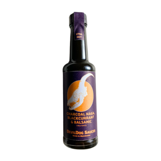 DevilDog Sauces - Charcoal Naga, Blackcurrant & Balsamic Chilli Sauce - Extra Hot - 6x150g