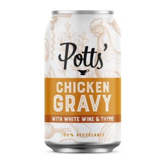 Potts - Gravy (Can) - Chicken, White Wine & Thyme - 8x330g