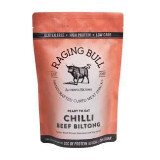 Raging Bull - Chilli Beef Biltong - 10x28g