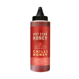 Hot Star Honey - Scotch Bonnet Chilli Honey Sauce - 6x340g