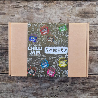 Welshhomestead Smokery - Gift Set - Complete Chilli jam Collection - 6x(8x128g)