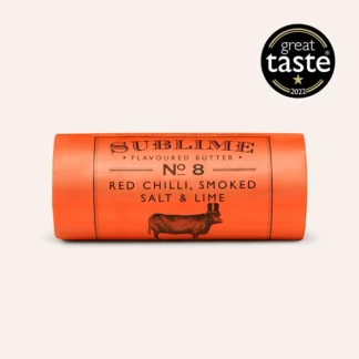 Sublime Butter - No.8 Red Chilli, Smoked Salt & Lime - 10x90g