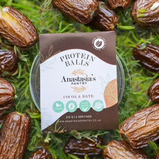Anastasia's Pantry - Cocoa and Date Protein Balls - 6x210g