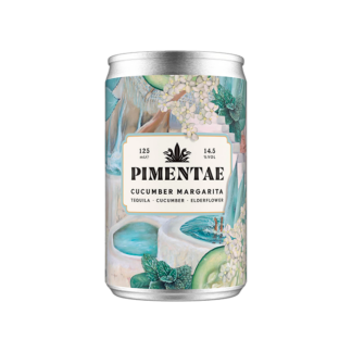 Pimentae - Premium Tequila Cocktails - Cucumber Margarita - 12x125ml Can
