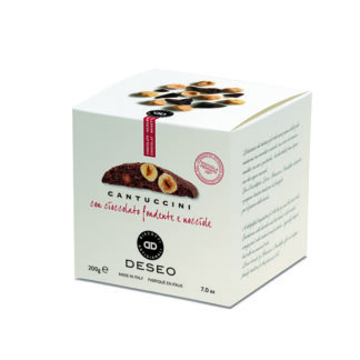Just Gourmet - Deseo - Cantuccini Toscani with Dark Chocolate & PGI Hazelnuts from Piemonte - 9x200g (Box)