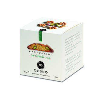 Just Gourmet - Deseo - Cantuccini Toscani with Pistachios & Walnuts - 9x200g (Box)