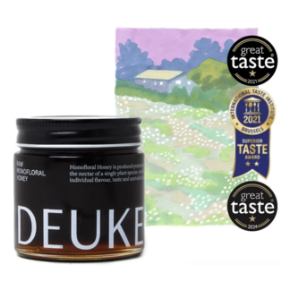 DEUKES - Raw Monofloral Buckwheat Honey - 6x250g