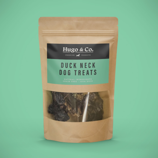 Hugo & Co - Dog Treat Bag - Duck Neck (VATable) - 6x50g