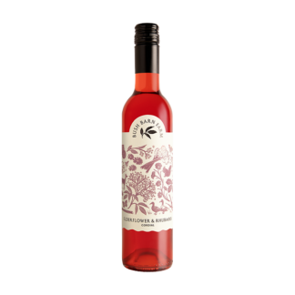 Bush Barn Farm - Elderflower & Rhubarb Cordial - 6x500ml
