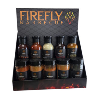 Firefly BBQ -           Bottles & Rubs Display Case - x1