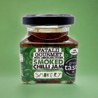 Welshhomestead Smokery - Chilli Jam - Smoked Fatalii Gourmet Lemon Thyme - 6x128g