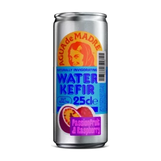 Agua de Madre - Passion Fruit & Raspberry Water Kefir - 12x25cl