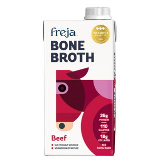 Freja - Beef Bone Broth - 6x500ml