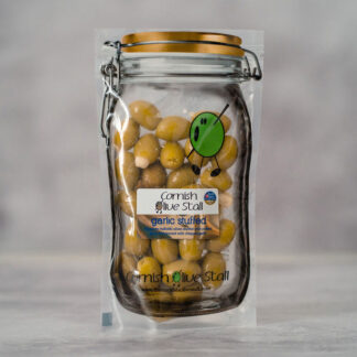 The Cornish Olive Stall - Garlic Stuffed Olives - 6x200g