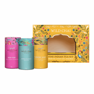 Wild Chai -   Gift Sets - Monsoon Hills / Ruby Fort / Turmeric Shakti - 4x(2x50g & 1x40g)