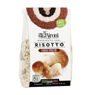 Just Gourmet - Gli Aironi - Risotto Mix - Porcini Mushroom - 9x250g (Bag)