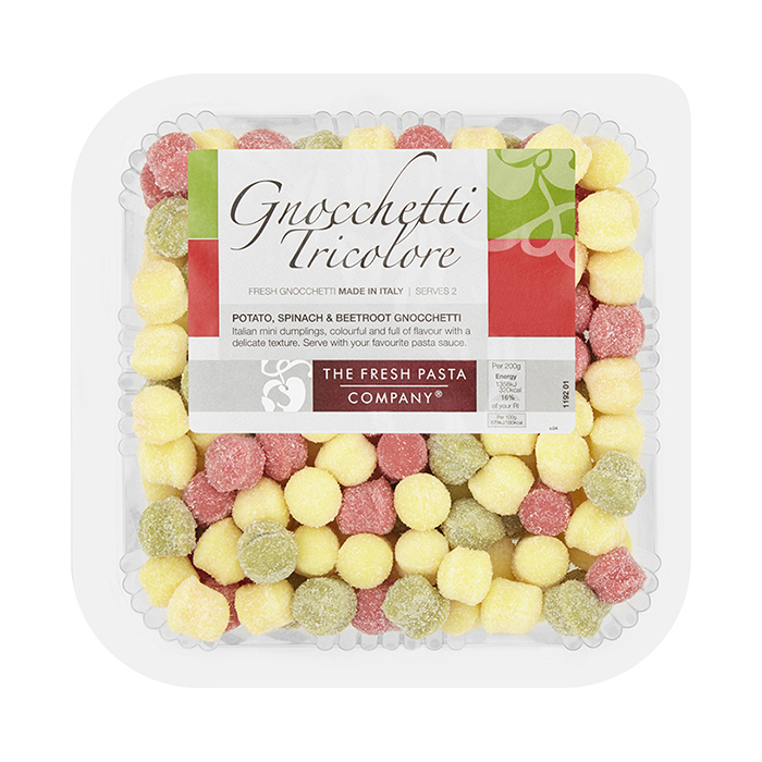 The Fresh Pasta Company - Gnocchetti Tricolore - 6x400g