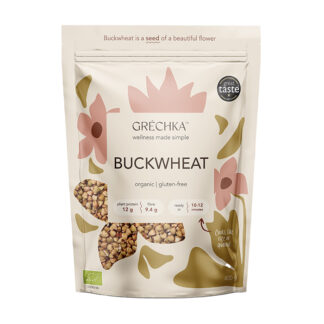 Grechka - Organic Buckwheat - 8x400g