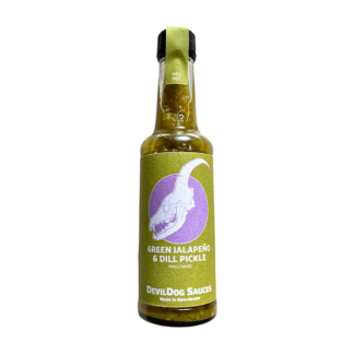 DevilDog Sauces - Green Jalapeño & Dill Pickle Chilli Sauce - Medium Hot - 6x150g
