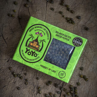 Yoyo Laos Sauce - Bolaven Salted Green Peppercorns - 6x40g