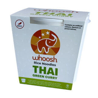Whoosh - Thai Green Curry Rice Noodles - 12x80g