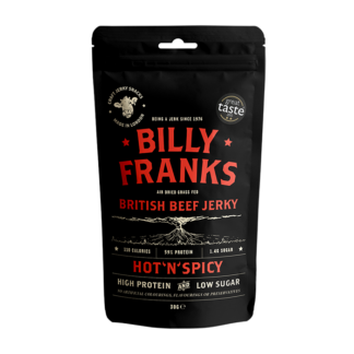 Billy Franks Jerky - Beef Hot 'n' Spicy - 15x30g