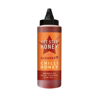 Hot Star Honey - Habanero Chilli Honey Sauce  - 6x325g