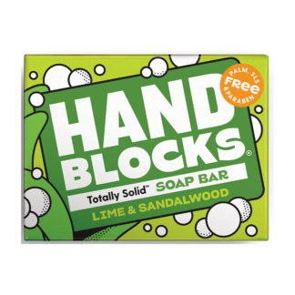 Hand Blocks - Hand Soap - Lime & Sandawlwood - 6x100g