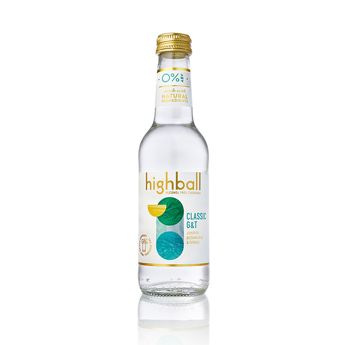 Highball Cocktails - Classic G&T - 12x250ml